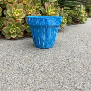 Hand painted pot